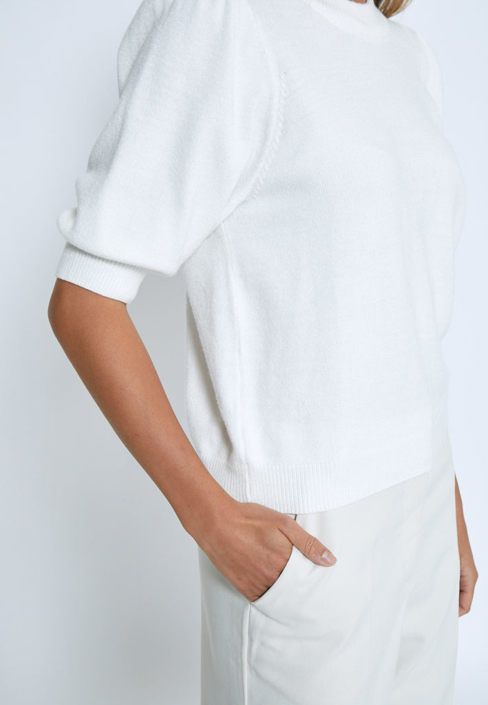 Desires DSCharity Knit Pullover Pullover 235 Cloud Dancer