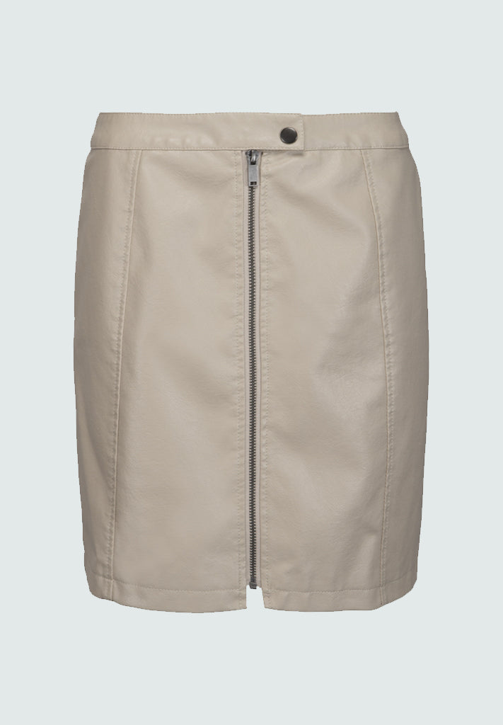 Desires DSColette PU Skirt Skirt 0147 Pale Khaki