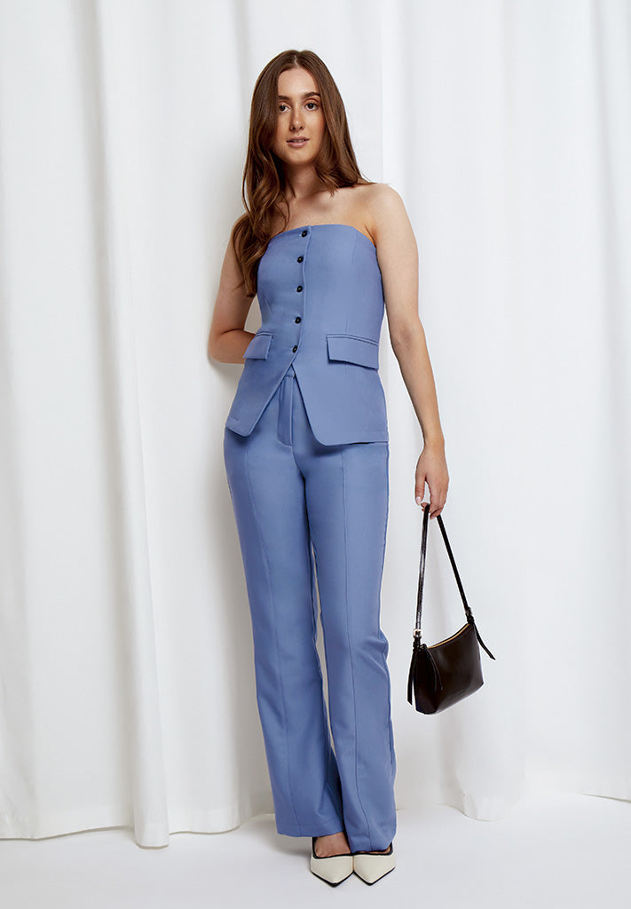 Desires DSDolly Tailored Bustier Vest 1590 Blue Bonnet