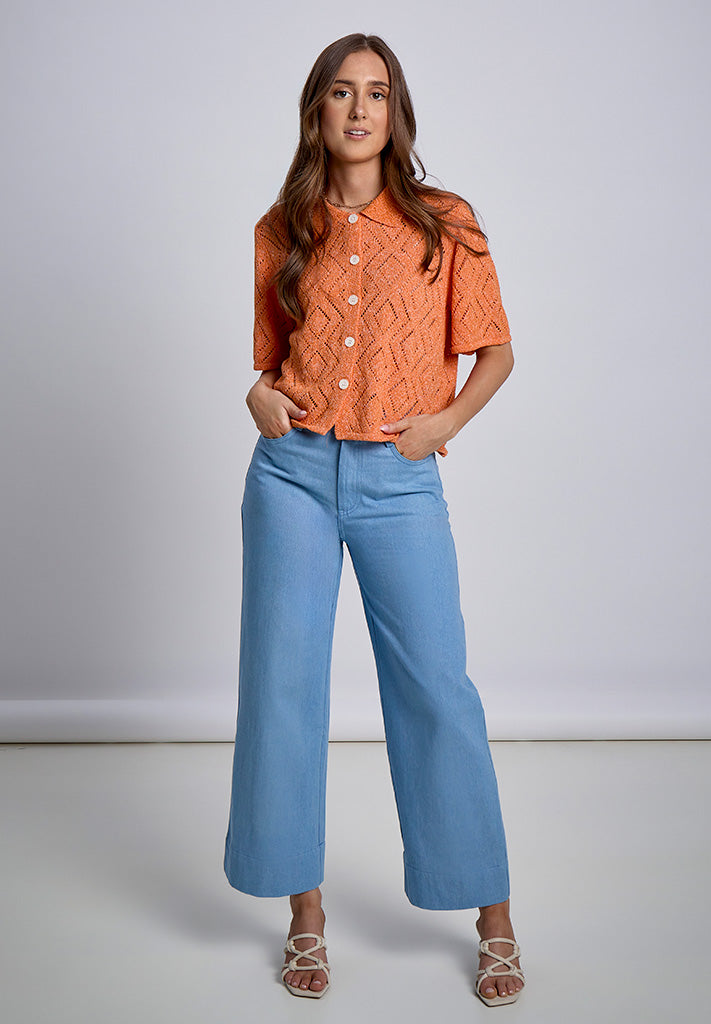 Desires DSEileen Denim Pant Pant 9600 Light Blue Wash