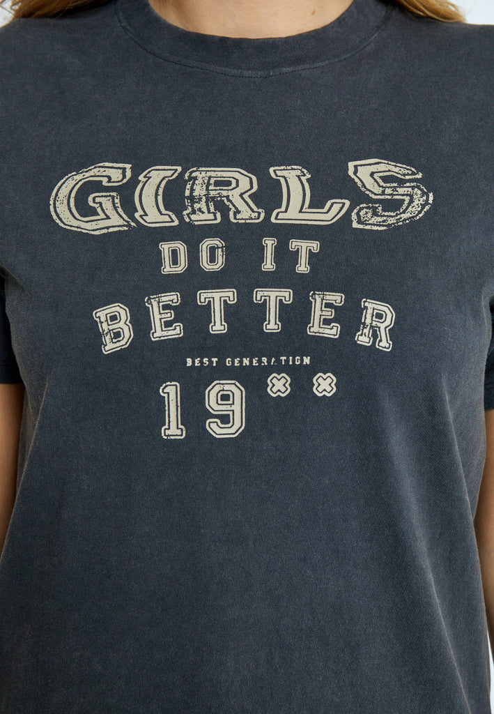 Desires DSElise T-Shirt T-Shirt 2101 Ebony Grey