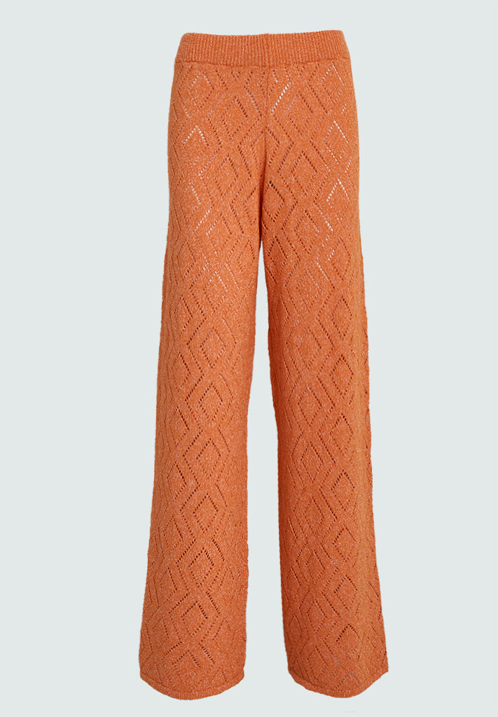 Desires DSElsa Crochet Pant Pant 6511 Russet Orange