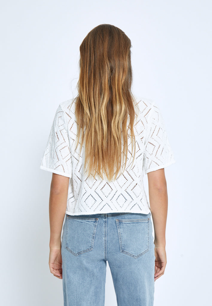 Desires DSElsa Crochet Shirt Shirt 0140 Tofu