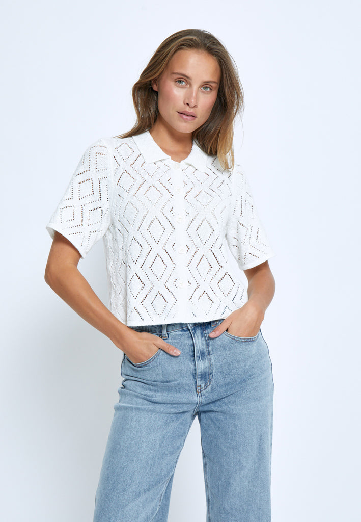 Desires DSElsa Crochet Shirt Shirt 0140 Tofu