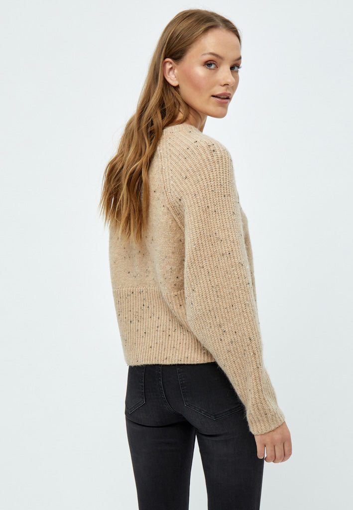 Desires DSEmmy Raglan Crop Knit Pullover Pullover 1915 Cement