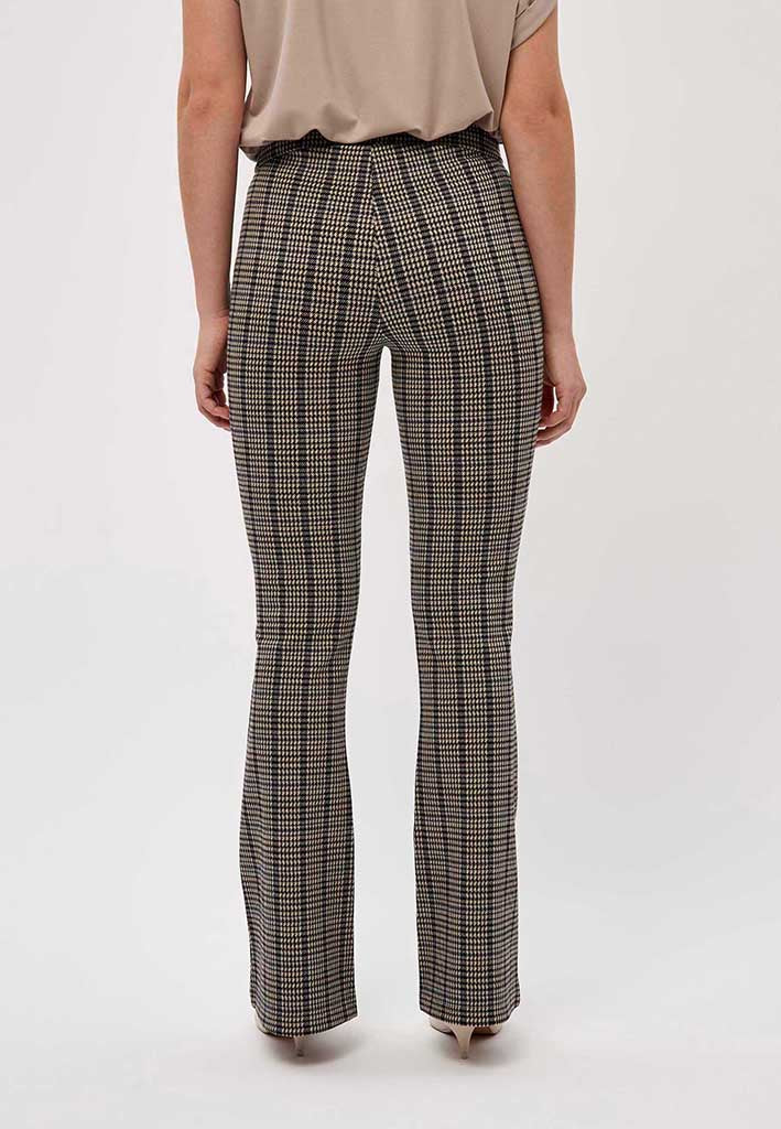 Desires DSEninna Flared Leggings Leggings 0021C Cobblestone Checked