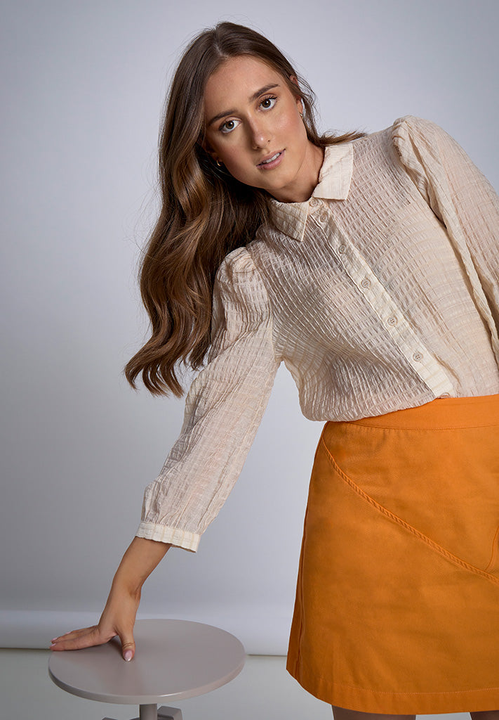 Desires DSEstelle Shirt Shirt 0024 Buttercream White