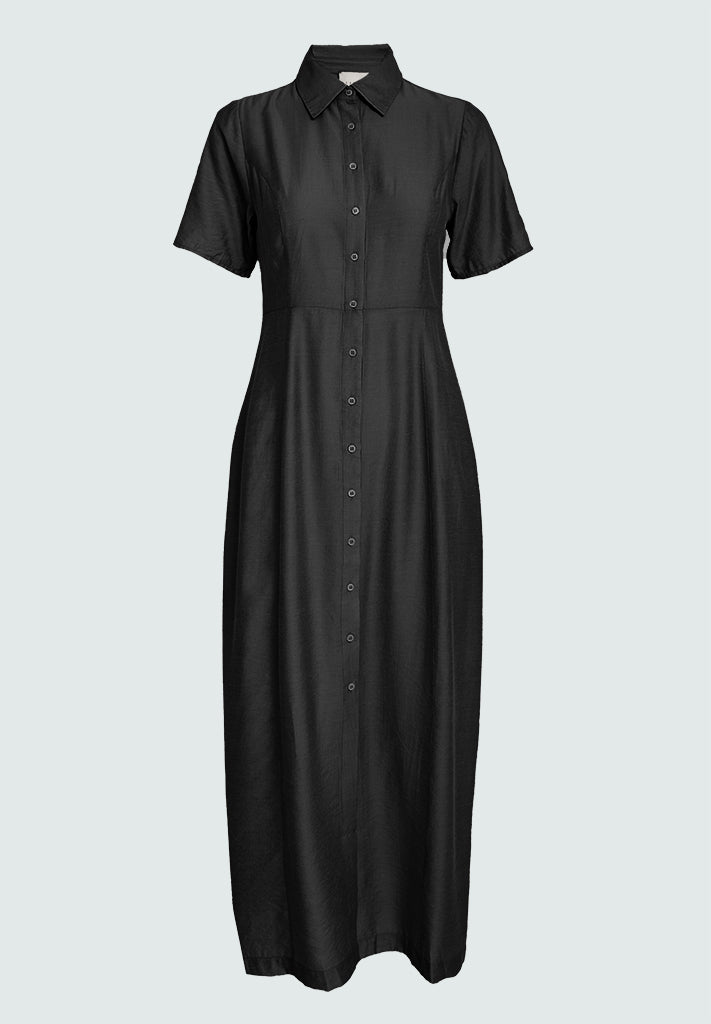 Desires DSFatma Maxi Shirt Dress Dress 9000 Black
