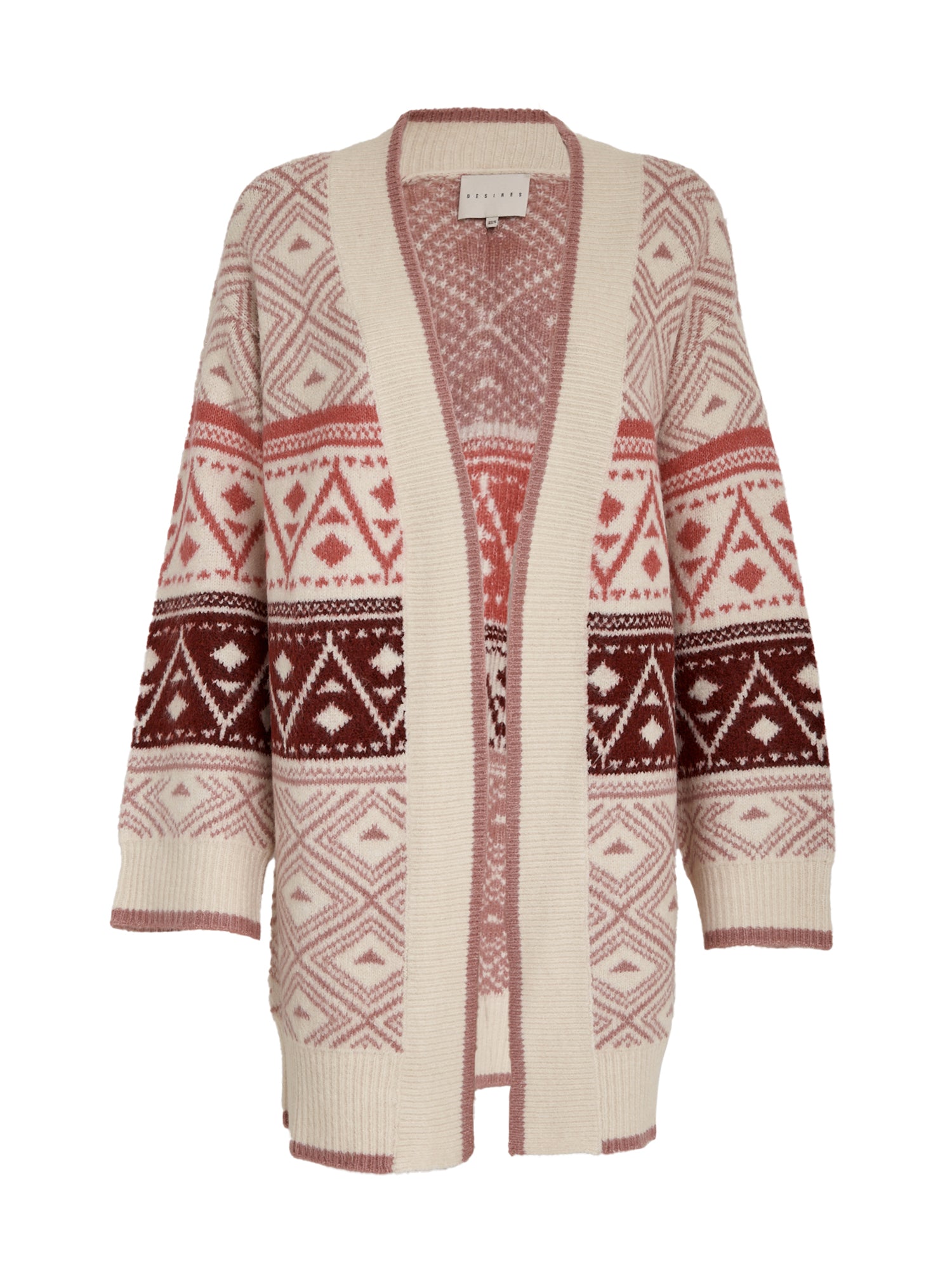 Desires DSFija Long Sleeve Knit Cardigan Cardigans 4900 Zephyr Rose
