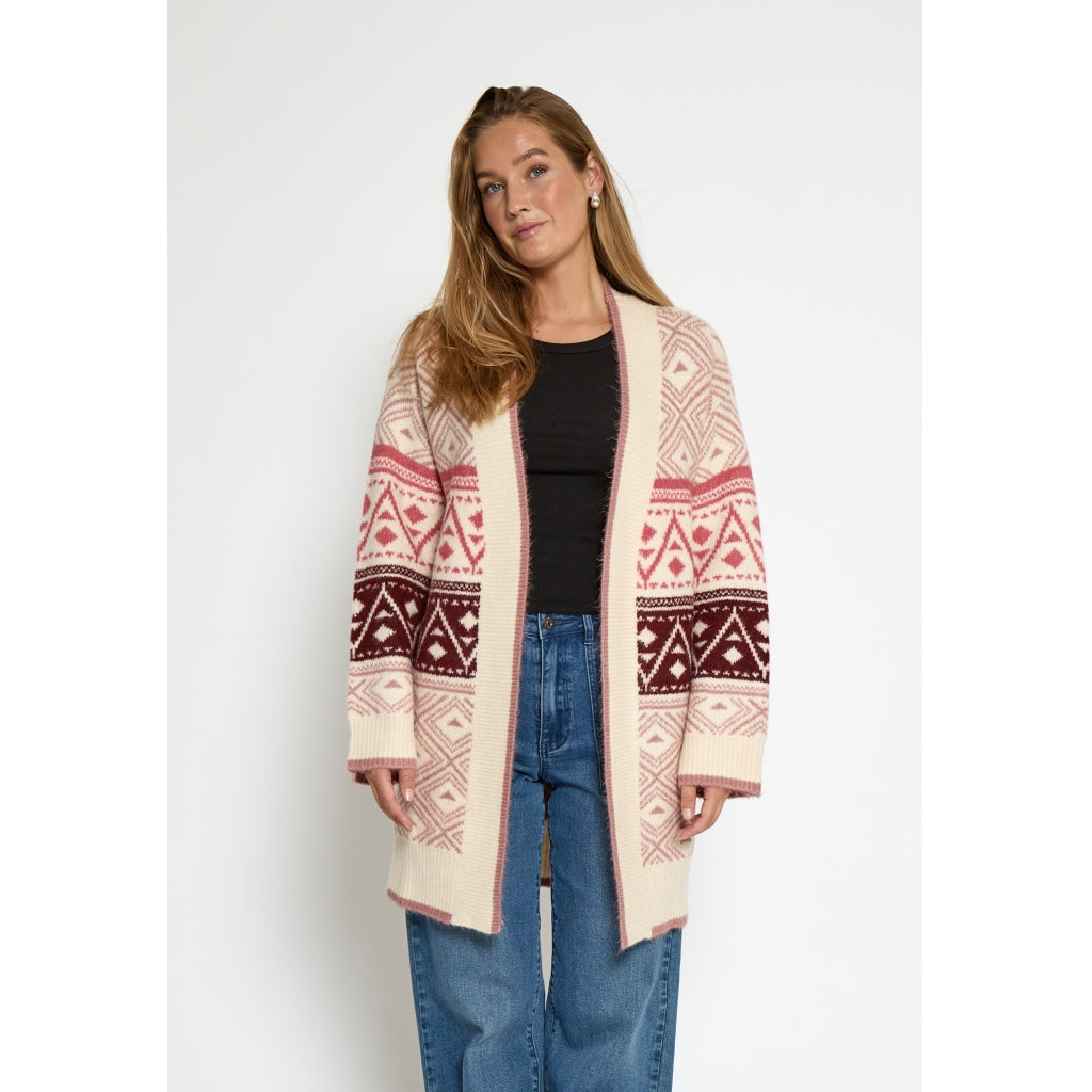 Desires DSFija Long Sleeve Knit Cardigan Cardigans 4900 Zephyr Rose