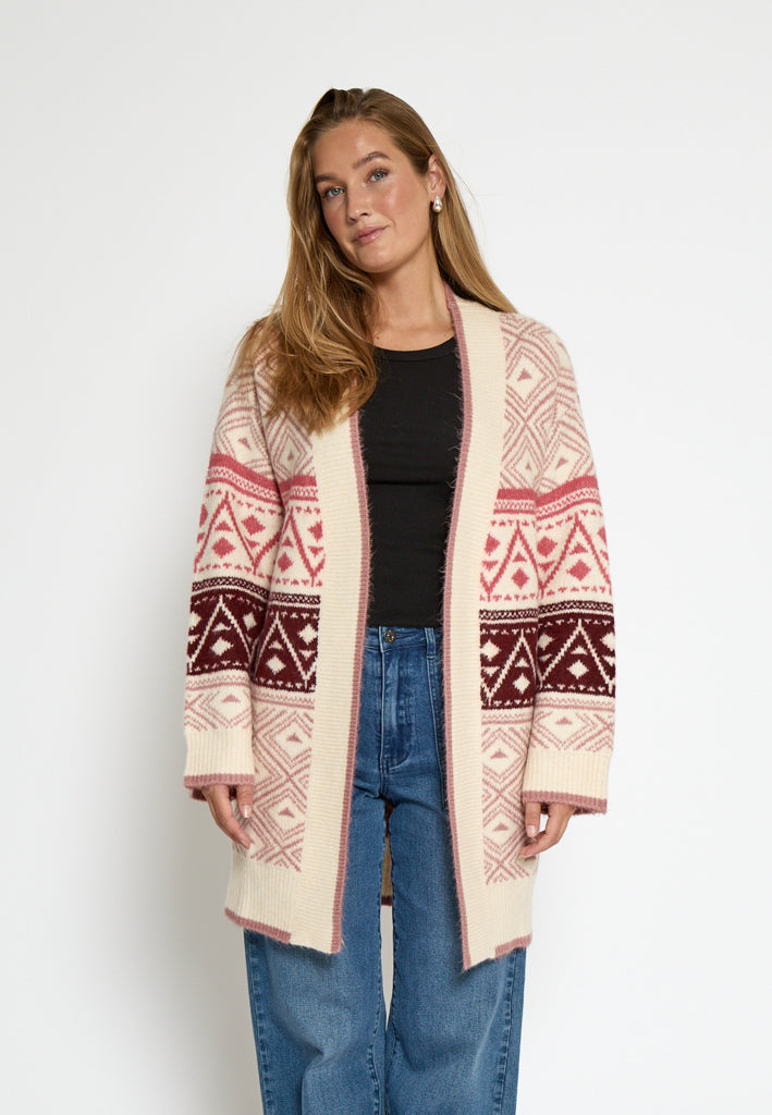 Desires DSFija Long Sleeve Knit Cardigan Cardigans 4900 Zephyr Rose