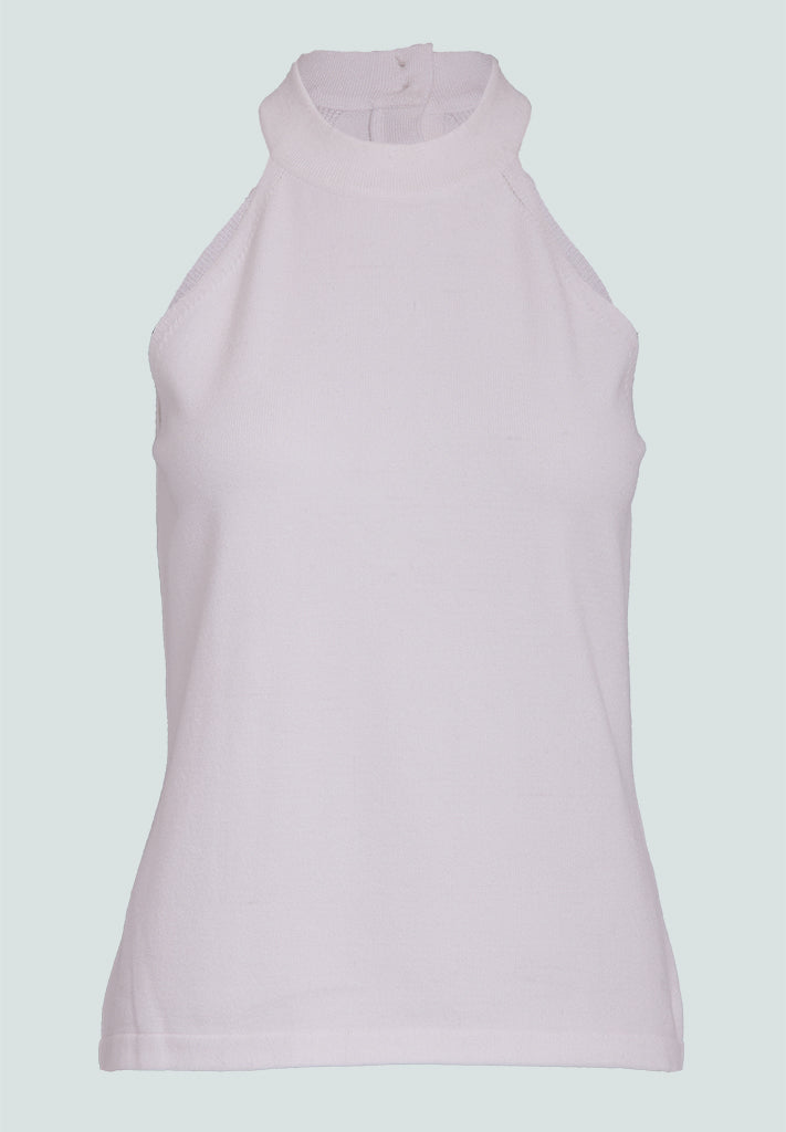 Desires DSFina Halterneck Knit Top Top 235 Cloud Dancer