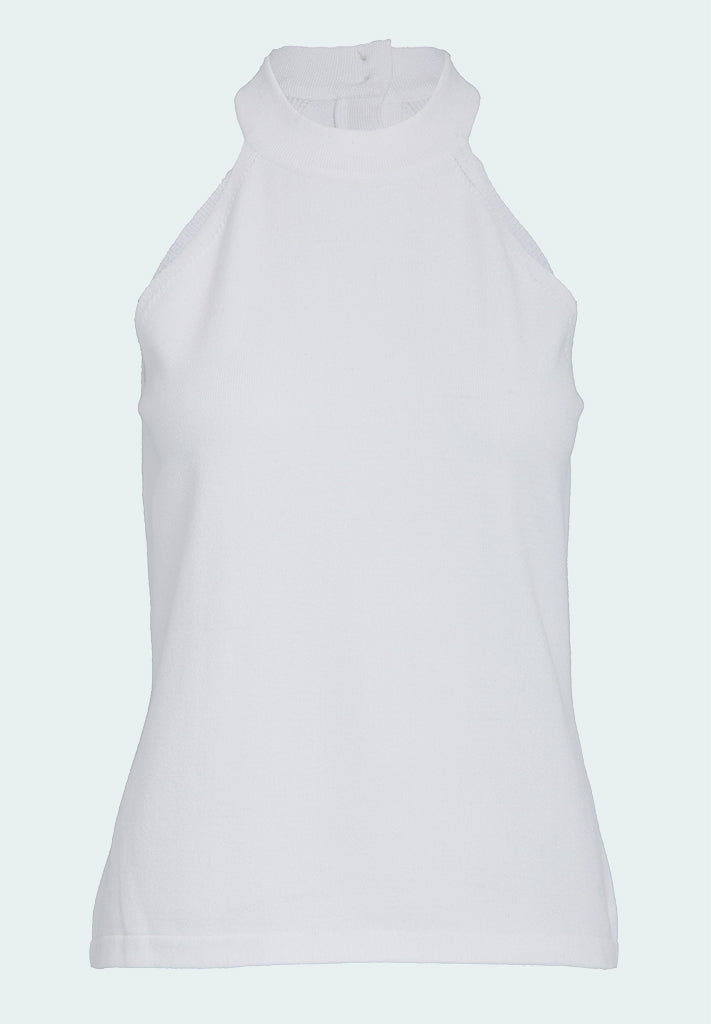 Desires DSFina Halterneck Knit Top Top 235 Cloud Dancer