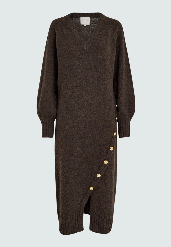 Desires DSFine GRS Dress Dress 3960M Java Brown Melange