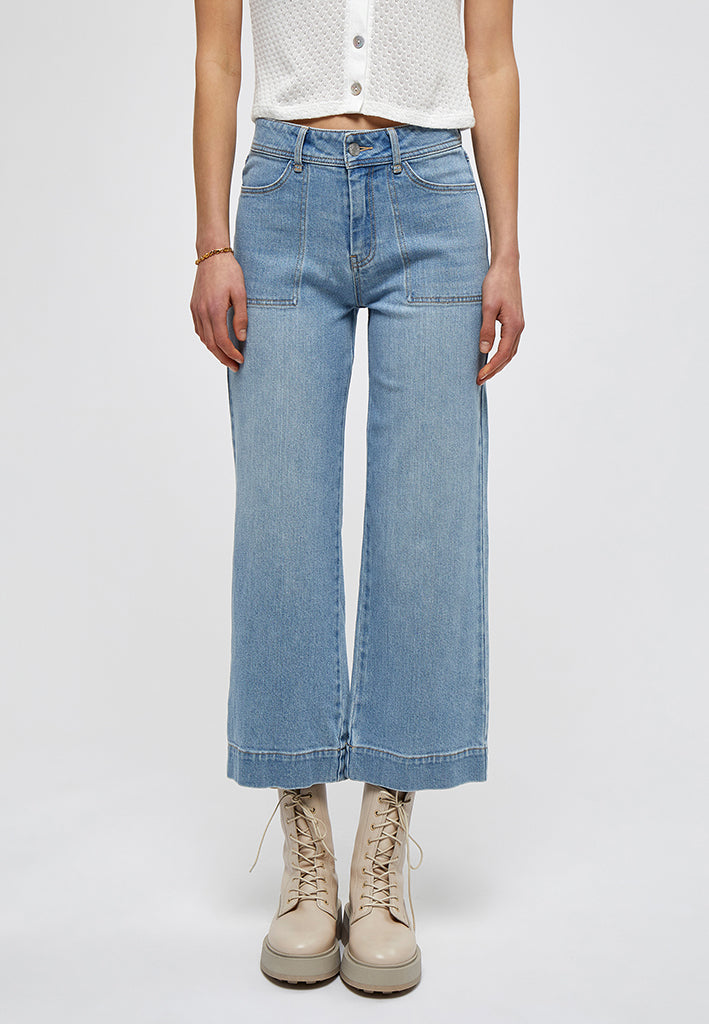 Desires DSFlorence HW Denim Pants Jeans 9600 Light Blue Wash