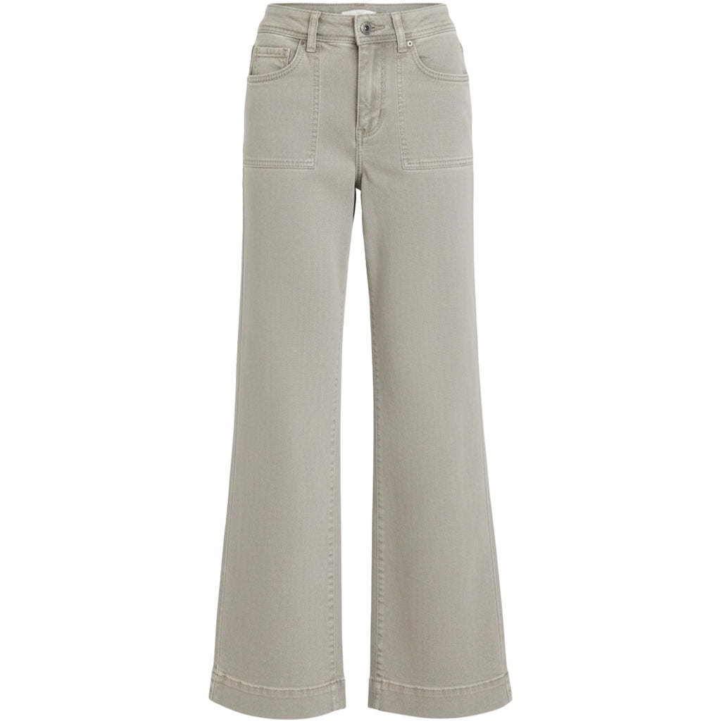 Desires DSFlorence HW Denim Pants FL Jeans 0003 Grey Beige Denim