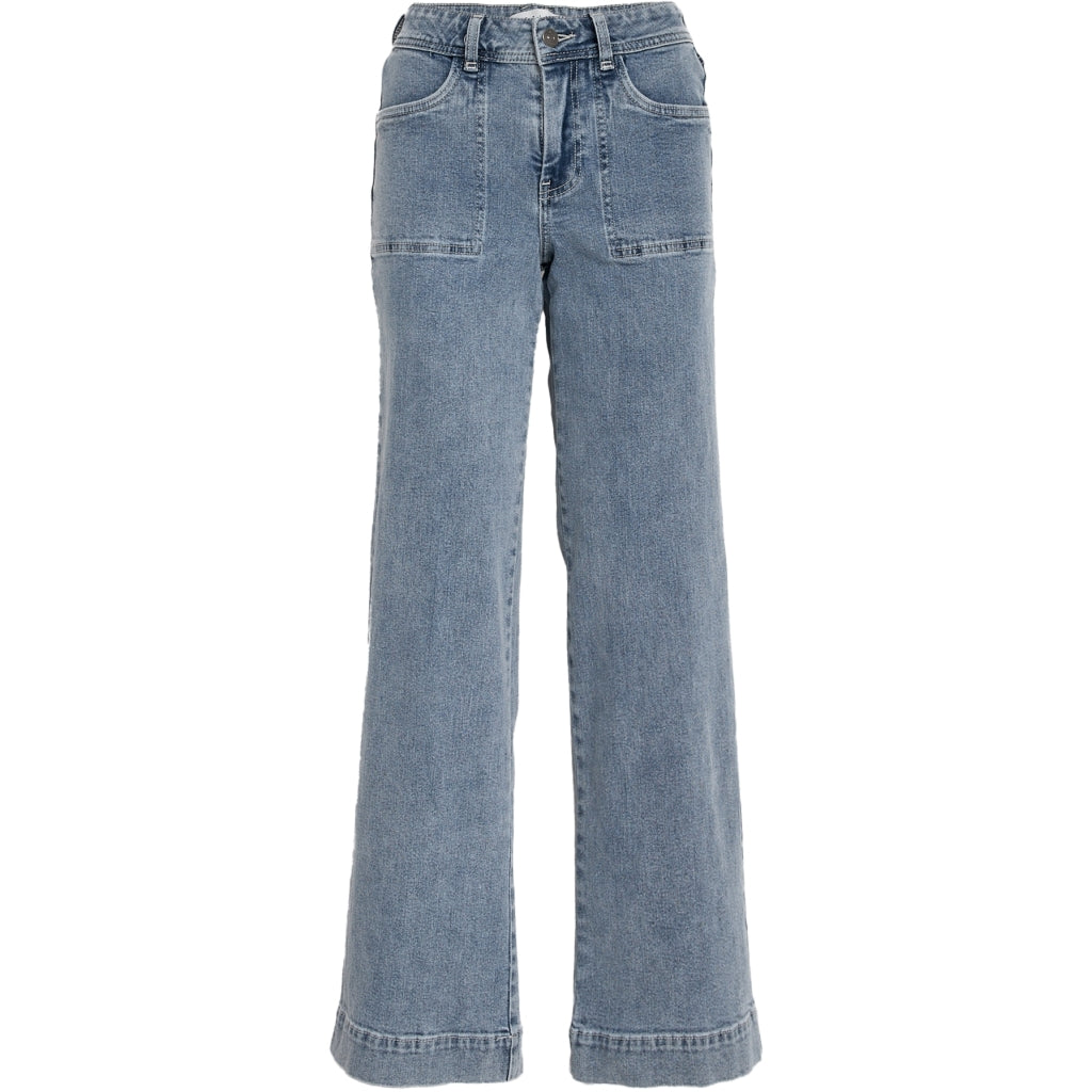 Desires DSFlorence HW Denim Pants FL Jeans 505 Denim Blue