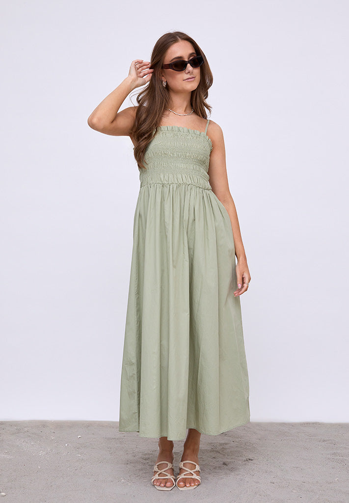 Desires DSGabrielle Maxi Dress Dress 3029 Tea Green