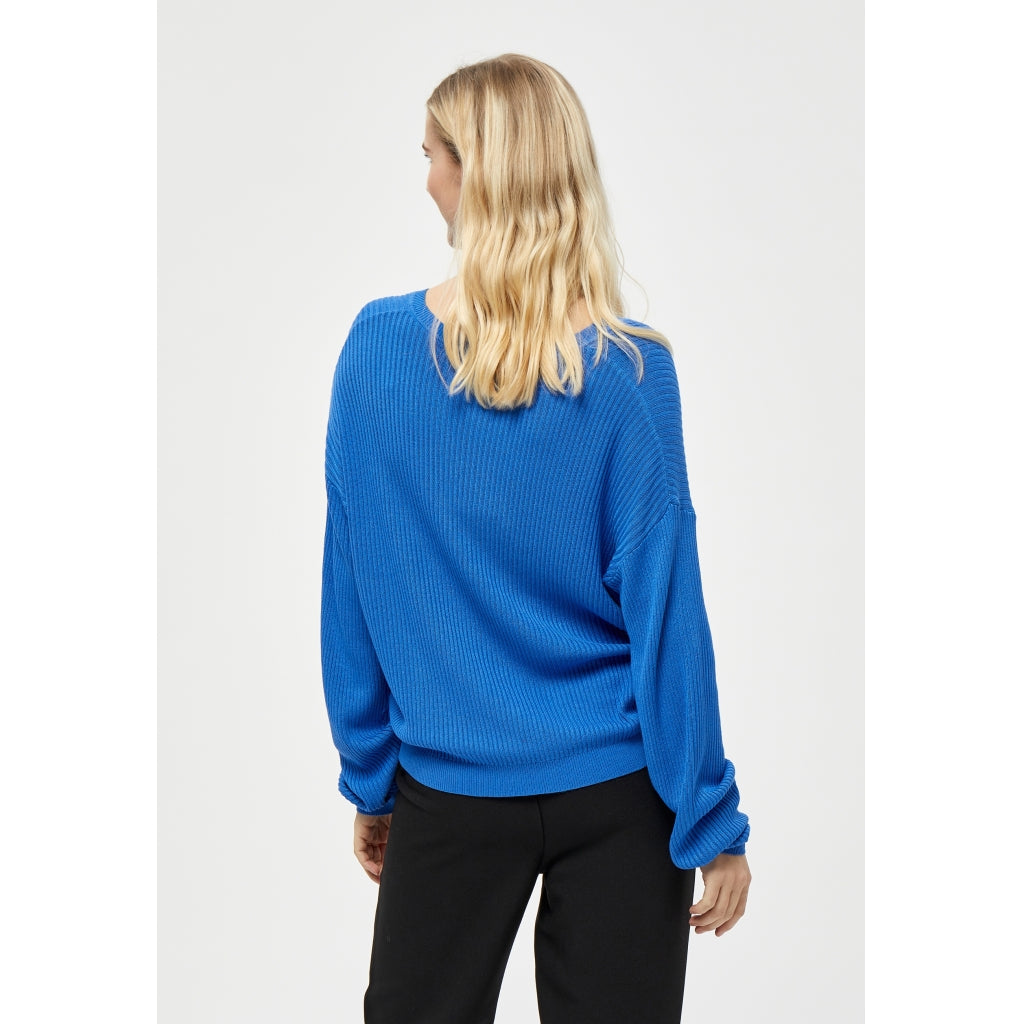 Desires DSGeisha Rib V Pullover Pullover 1202 Ocean Blue