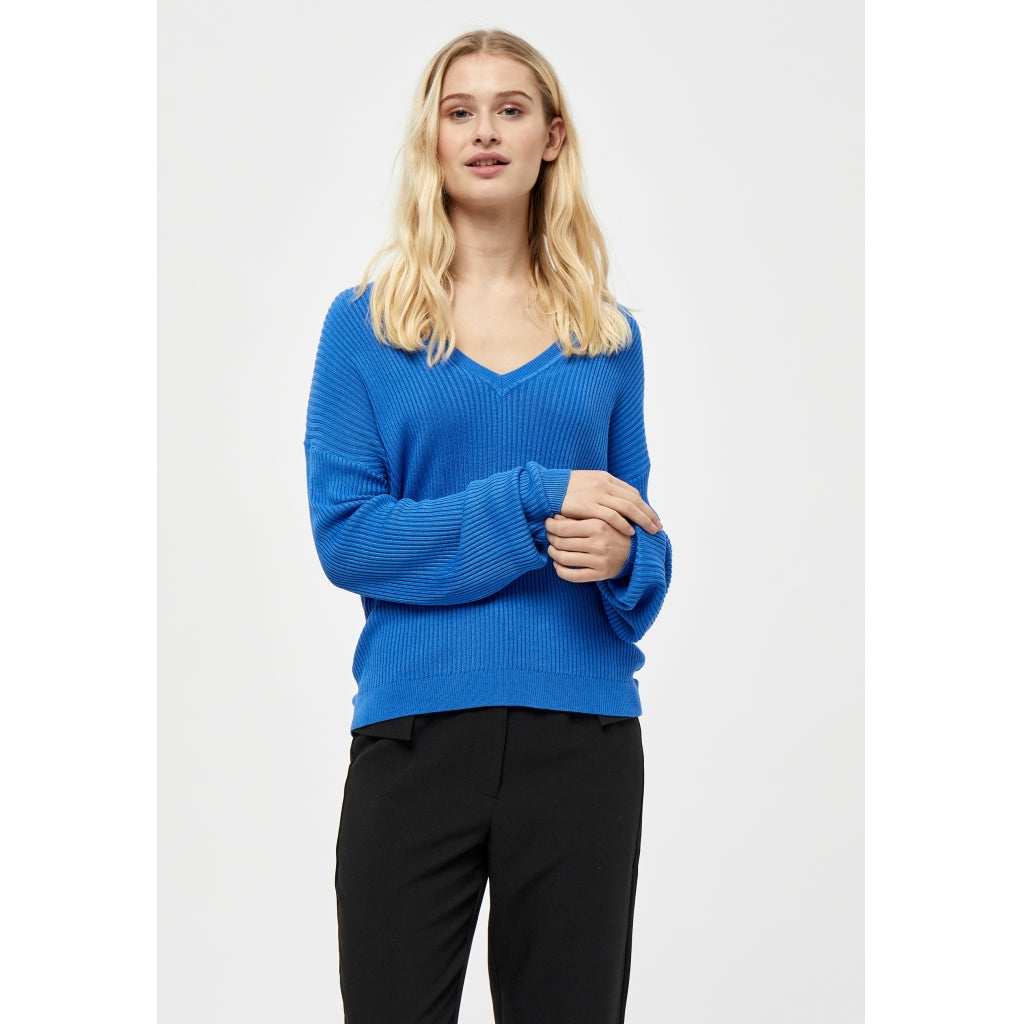 Desires DSGeisha Rib V Pullover Pullover 1202 Ocean Blue