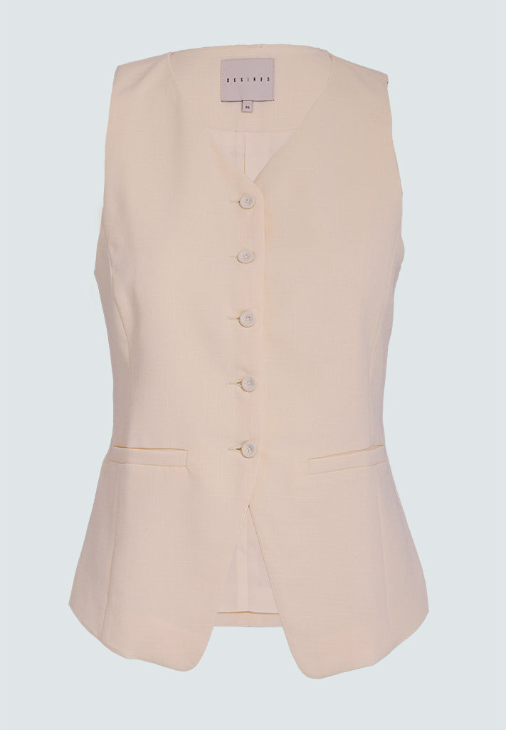 Desires DSGemma Waistcoat Vest 0140 Tofu