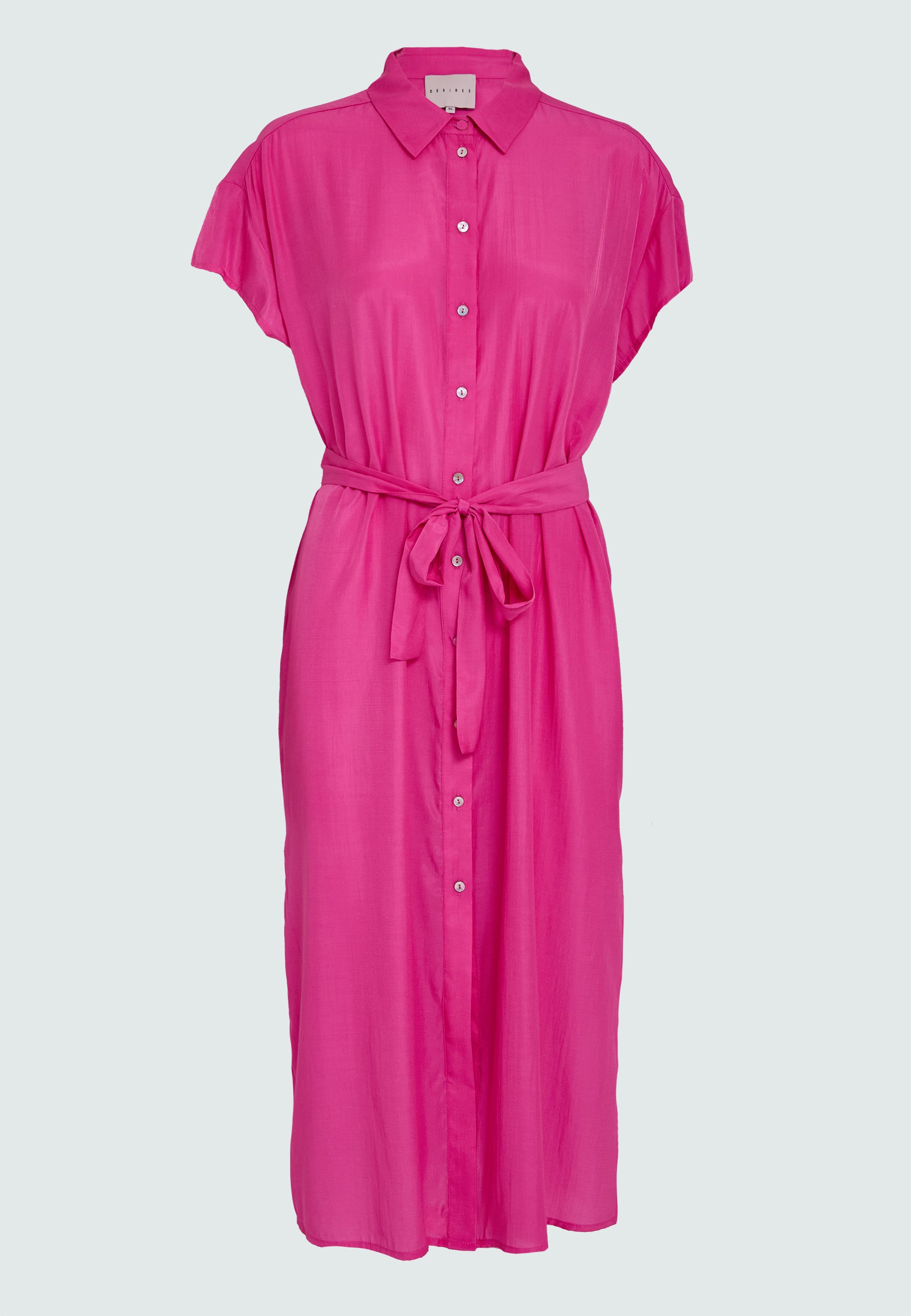 Desires DSGigi Midi Shirt Dress Dress 7211 Super Pink