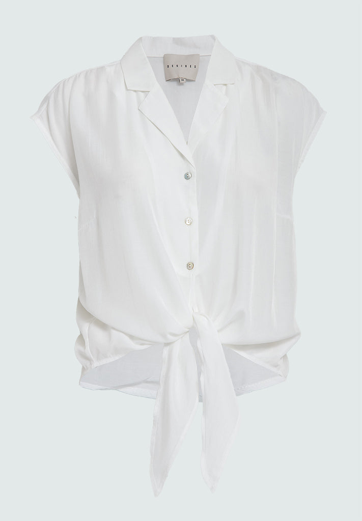 Desires DSGigi Sleeveless Shirt Shirt 0001 White
