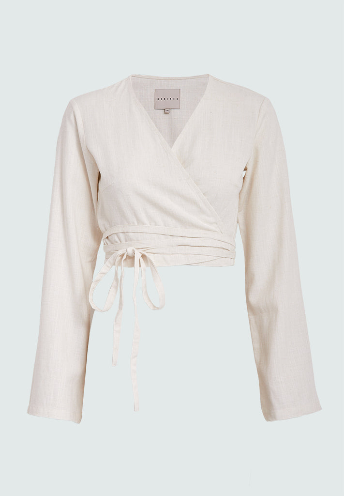 Desires DSGrace Wrap Blouse Blouse 0140 Tofu