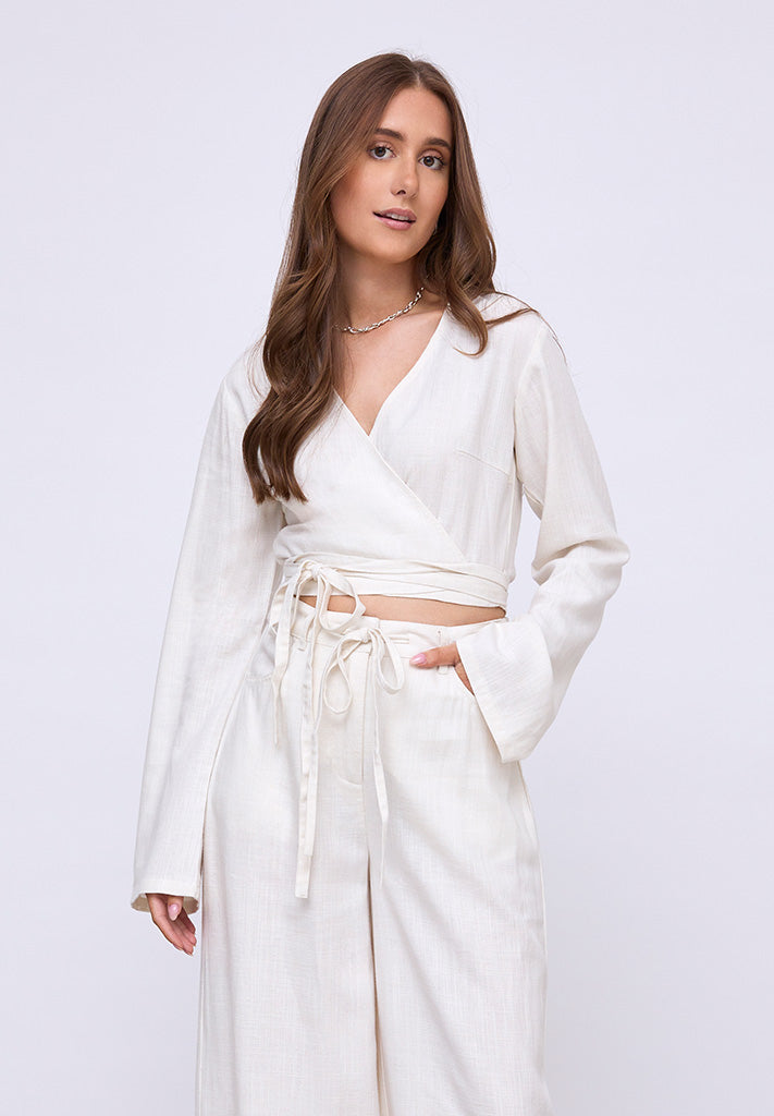 Desires DSGrace Wrap Blouse Blouse 0140 Tofu