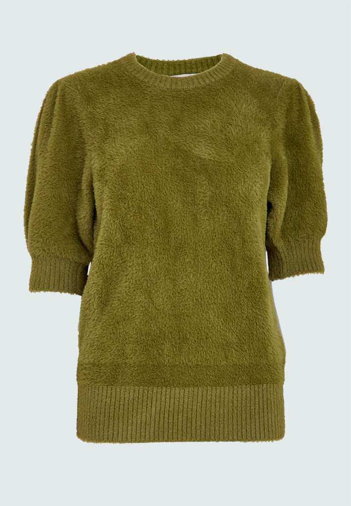 Desires DSHarriet Knit T-Shirt T-Shirt 3987 Olive Branch Green