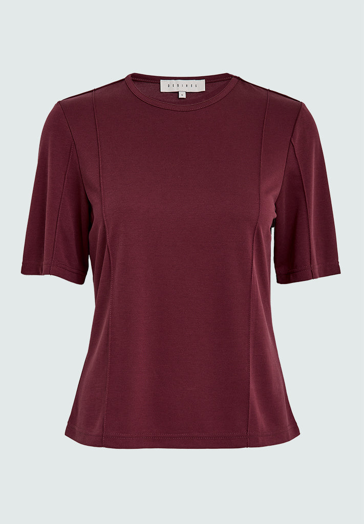 Desires DSHazel Modal T-Shirt T-Shirt 4179 Vineyard Wine
