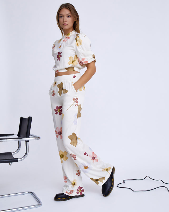 Desires DSHeidi Mid Waisted Pant Pant 0140P Tofu Print
