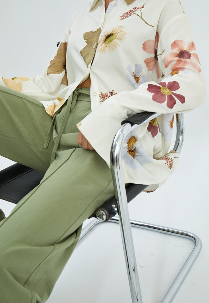 Desires DSHeidi Shirt Shirt 0140P Tofu Print