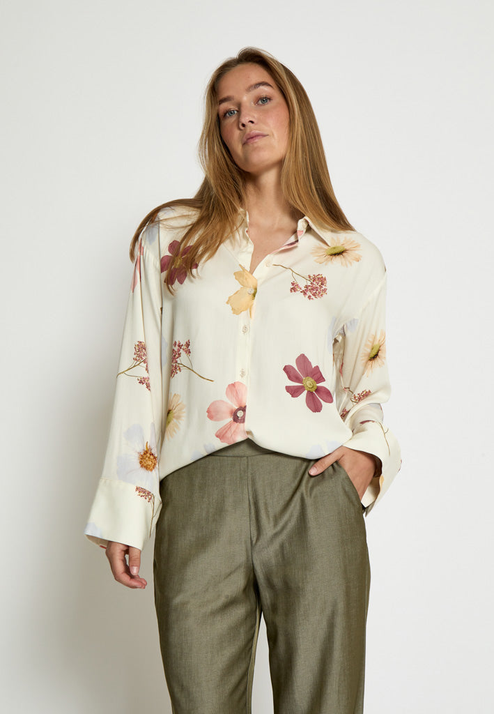 Desires DSHeidi Shirt Shirt 0140P Tofu Print