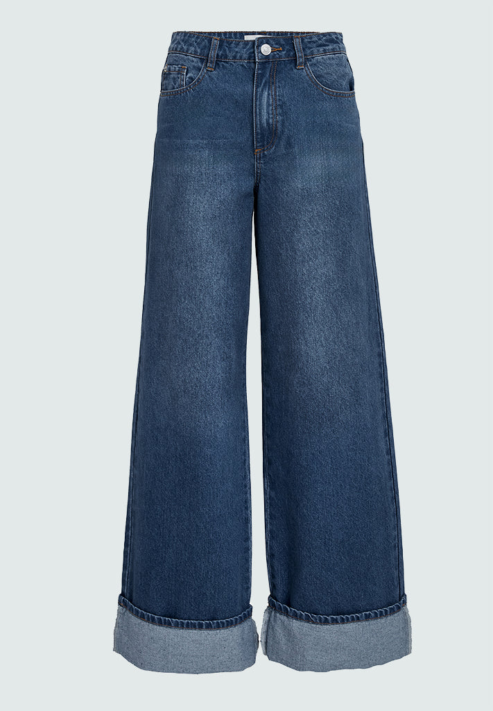 Desires DSHilda Mid Waisted Jeans Jeans 9620 Dark Blue