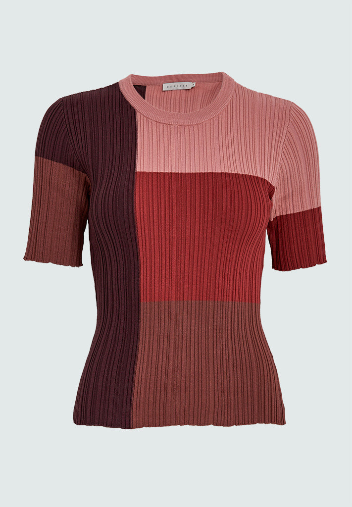 Desires DSHuda Knit T-Shirt T-Shirt 7595 Mauveglow Pink