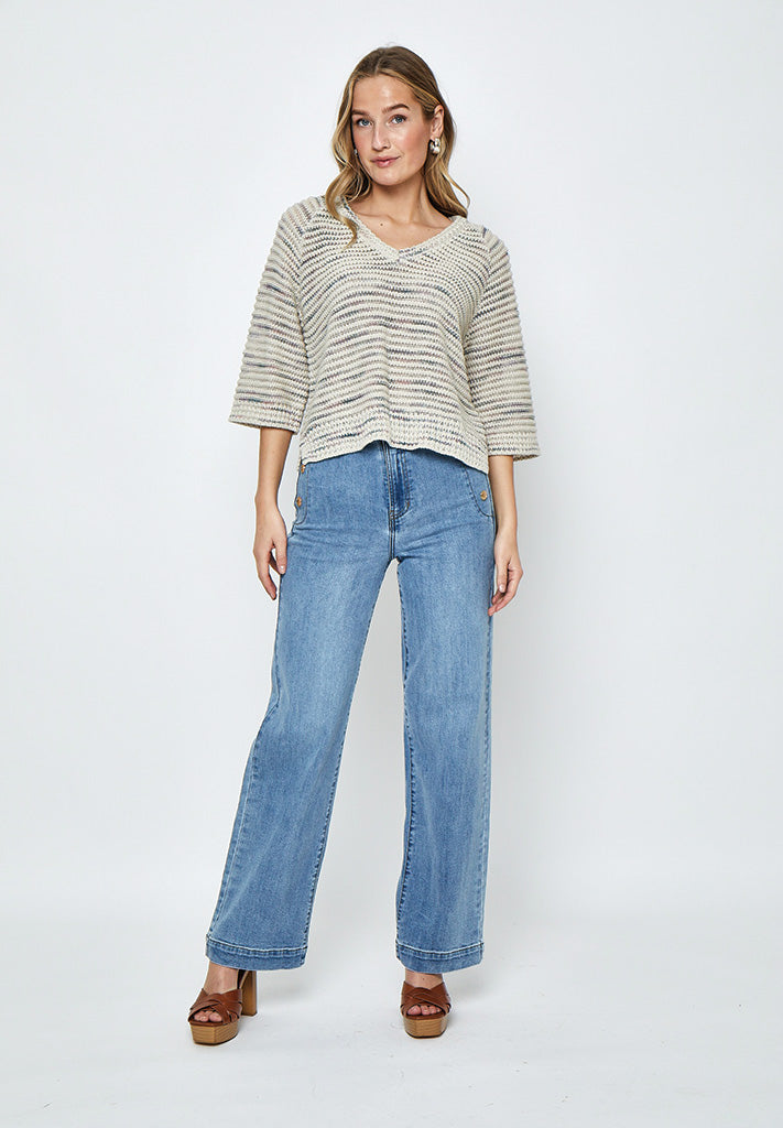 Desires DSImelda Knit Pullover Pullover 0011 Gardenia