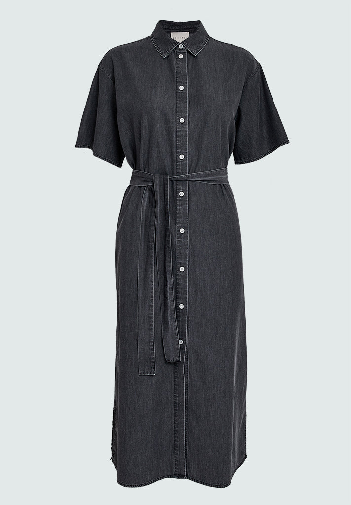 Desires DSIris Midi Shirt Dress Dress 4532 Grey Wash