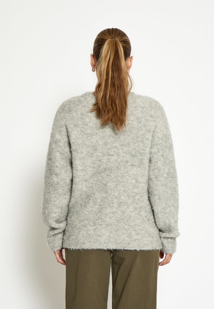 Desires DSIrma GRS Knit Cardigan Cardigans 2326M Gray Violet Melange