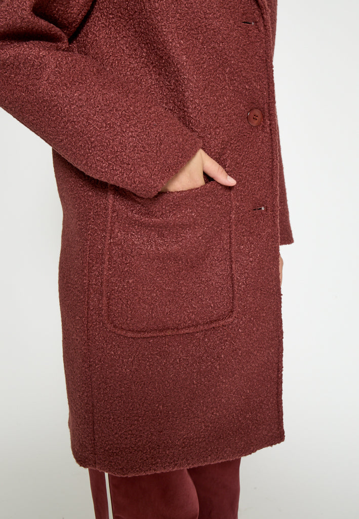 Desires DSIvana Coat Coat 5076 Apple Butter Brown