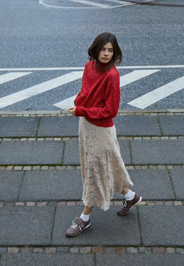 Desires DSJamie Lace Maxi Skirt Skirt 2206 Fog Sand