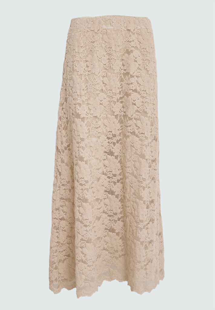 Desires DSJamie Lace Maxi Skirt Skirt 2206 Fog Sand