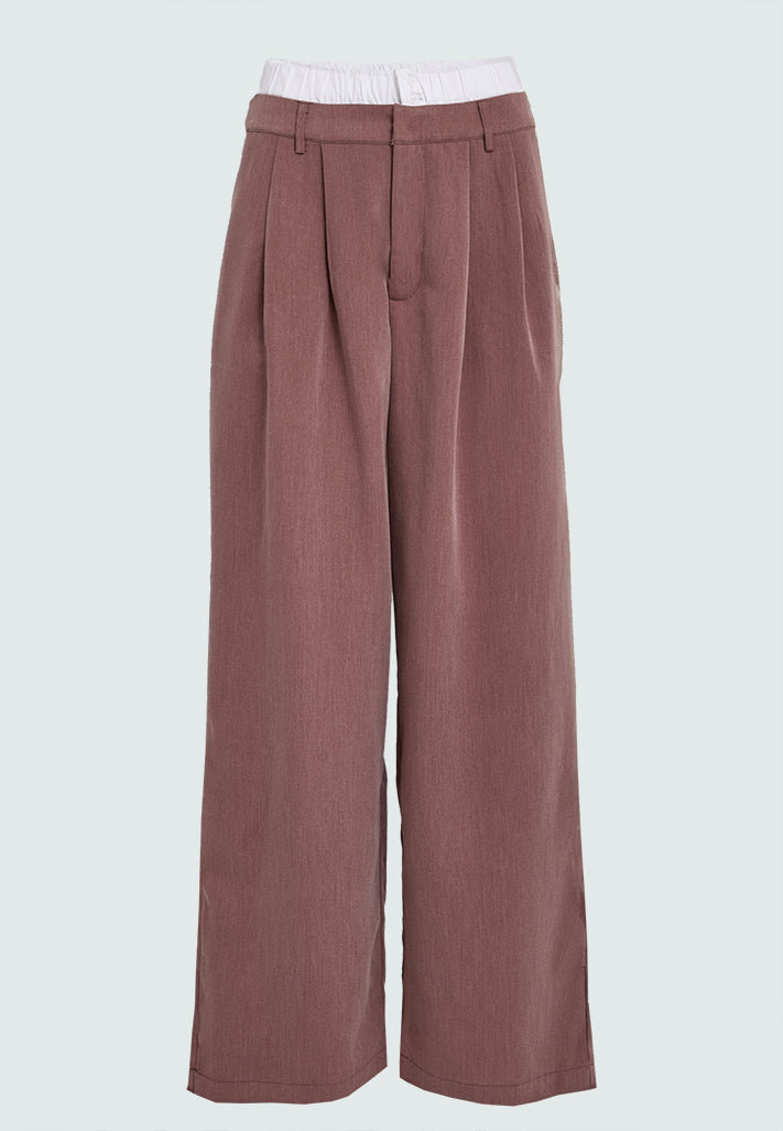 Desires DSJasmin Mid Waisted Pant Pant 5076 Apple Butter Brown