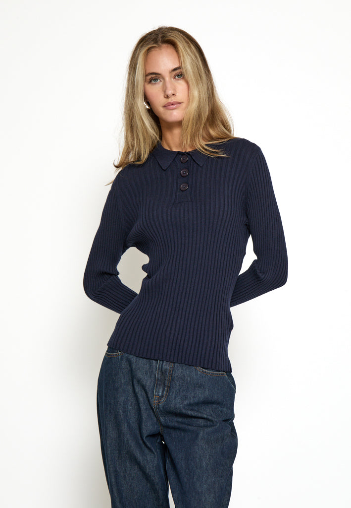 Desires DSJassie Polo Pullover Pullover 1992 Total Eclipse Blue