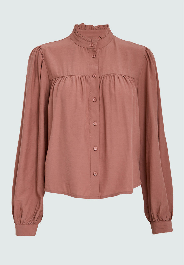 Desires DSJenny Shirt Shirt 5076 Apple Butter Brown