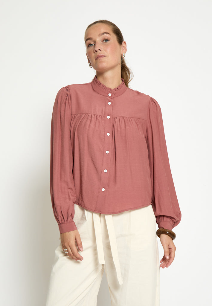 Desires DSJenny Shirt Shirt 5076 Apple Butter Brown
