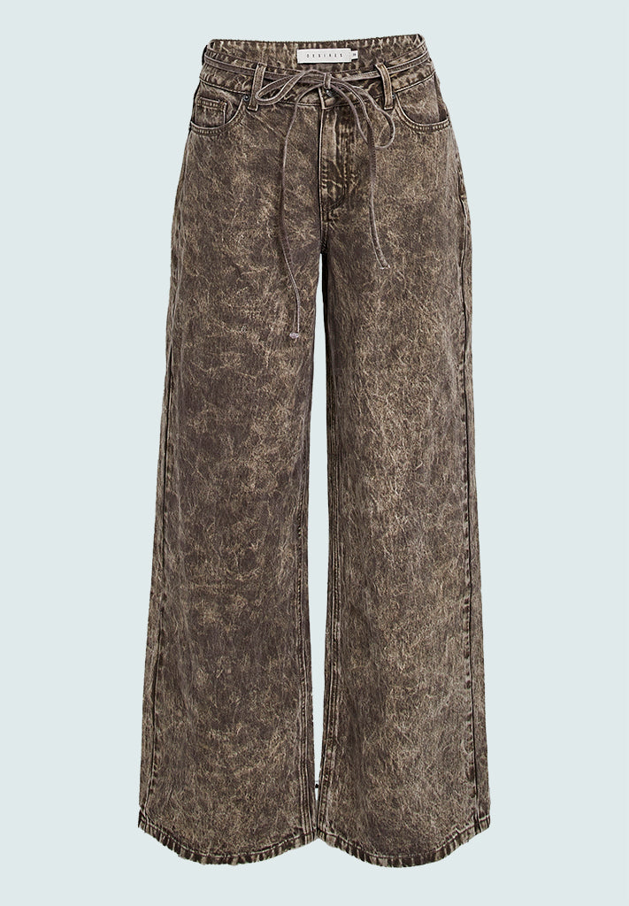 Desires DSJess Low Waisted Jeans Jeans 364M Walnut Melange