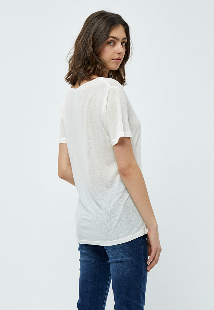 Desires DSJilly T-Shirt T-Shirt Hvid