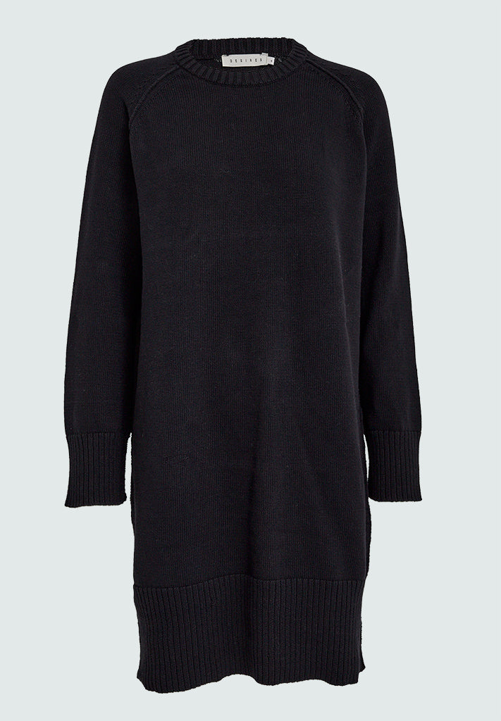Desires DSJohanna Short Knit Dress Dress 9000 Black