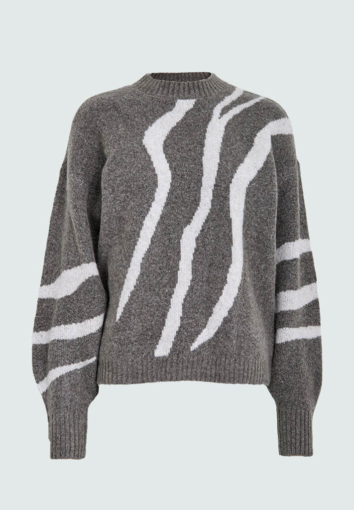 Desires DSJohanne GRS RWS Knit Pullover Pullover 364P Walnut Print